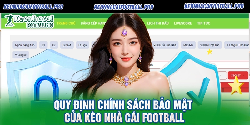 Quy Định Chính Sách Bảo Mật của Kèo Nhà Cái Football