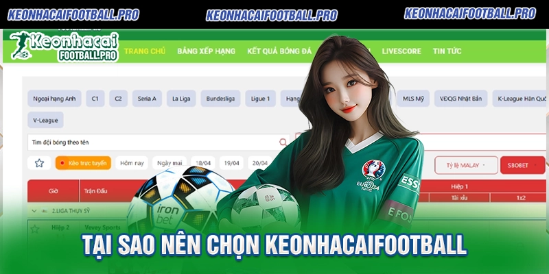 Tại sao nên chọn Keonhacaifootball